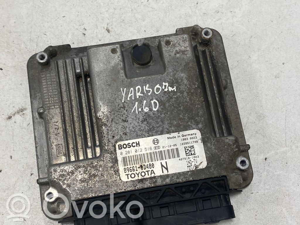 Toyota Yaris Engine control unit/module 