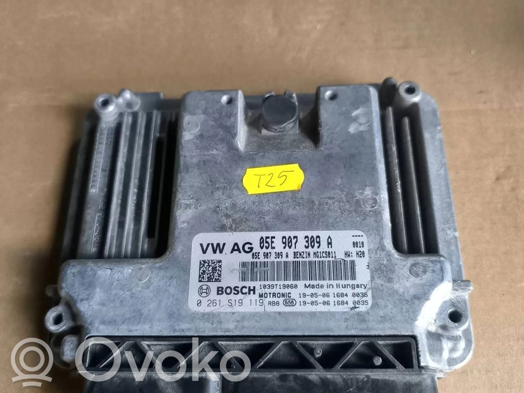 Seat Leon (5F) Engine ECU kit and lock set 