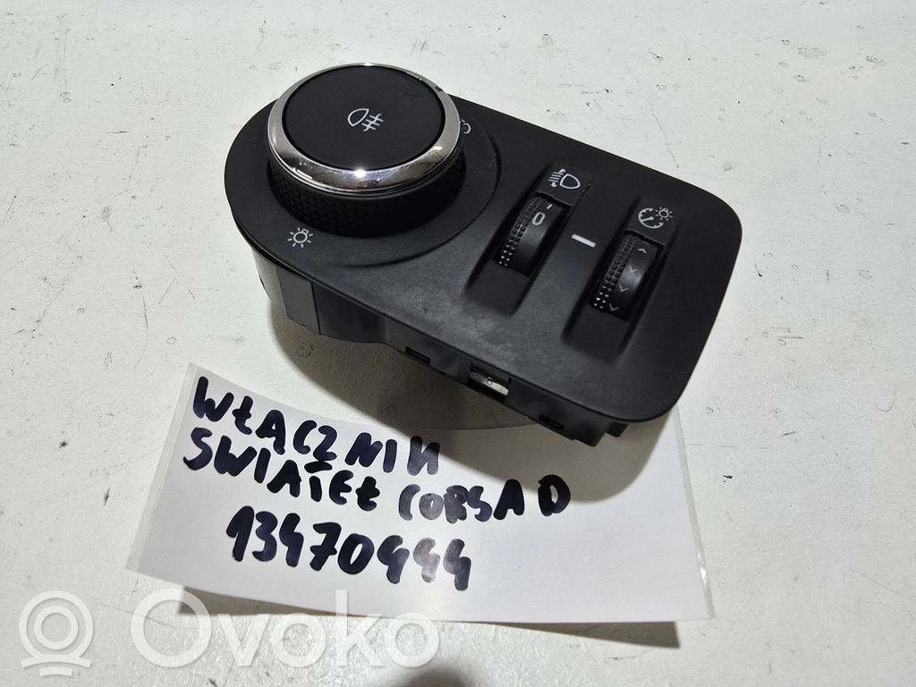 Opel Corsa E Light switch 