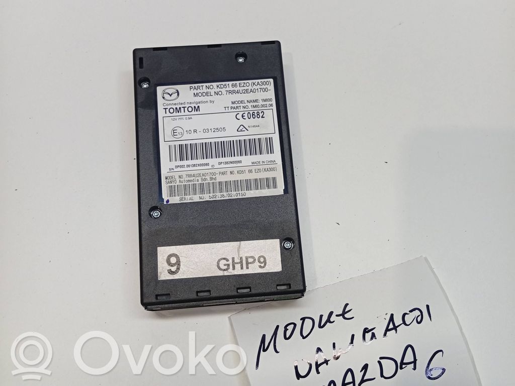 Mazda 6 GPS navigation control unit/module 