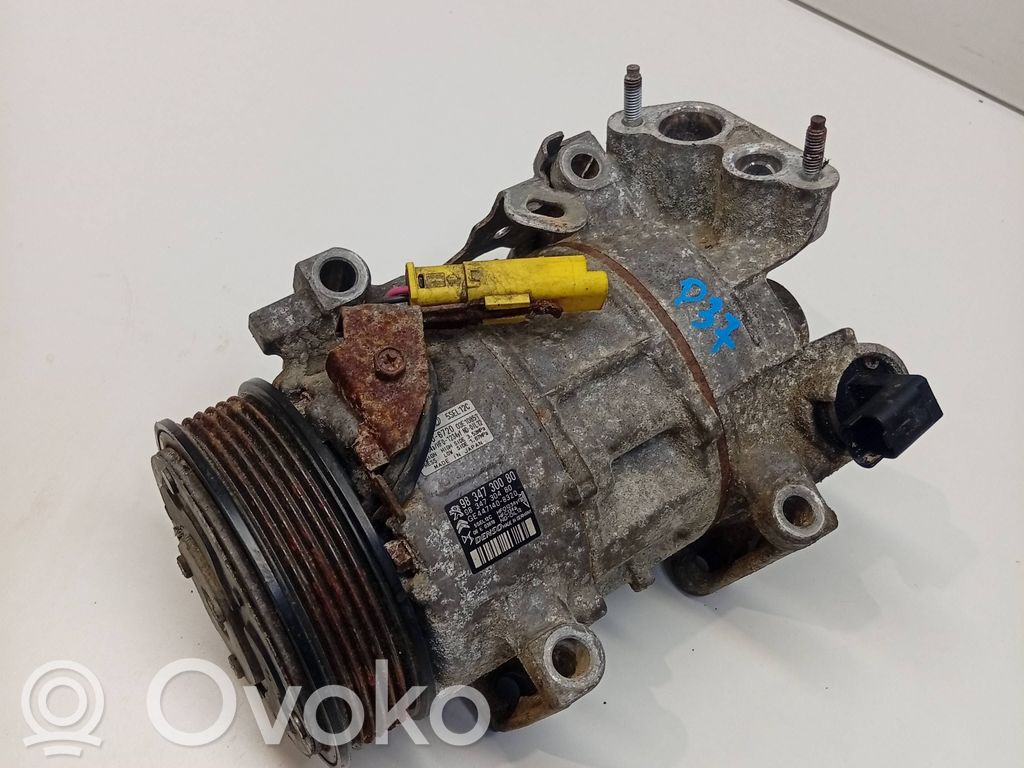Peugeot 208 I Air conditioning (A/C) compressor (pump) 