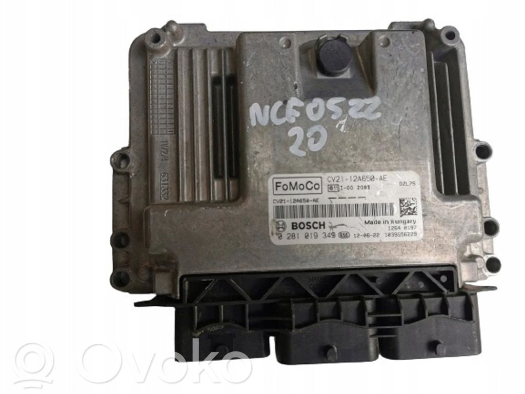 Ford Fiesta Engine ECU kit and lock set 