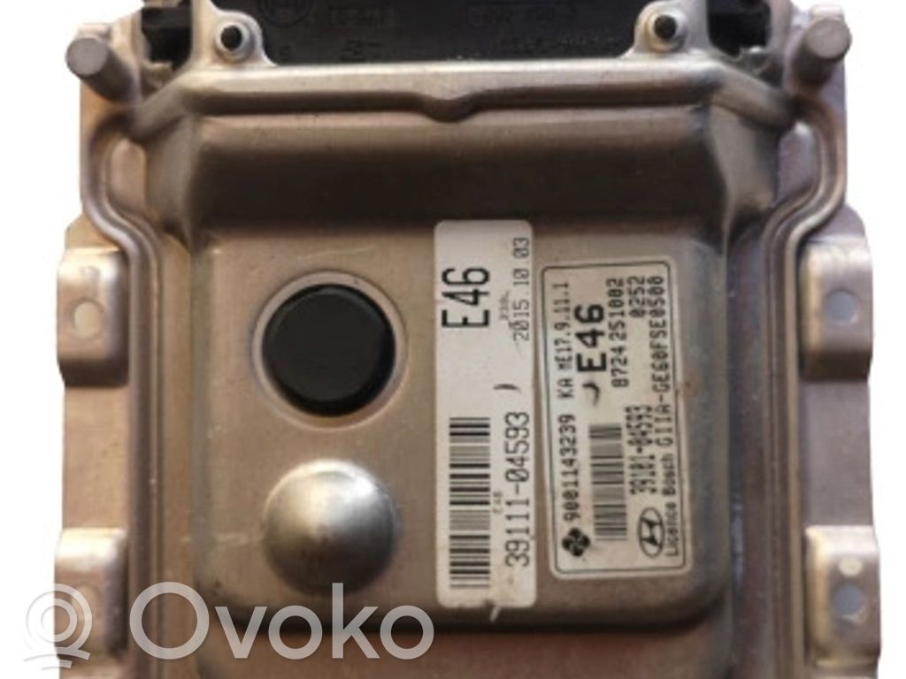 Hyundai i10 Engine ECU kit and lock set 
