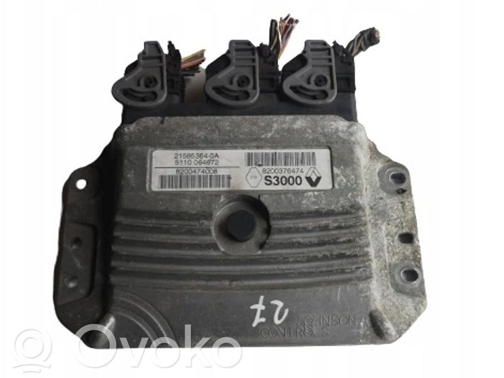 Renault Clio I Engine ECU kit and lock set 