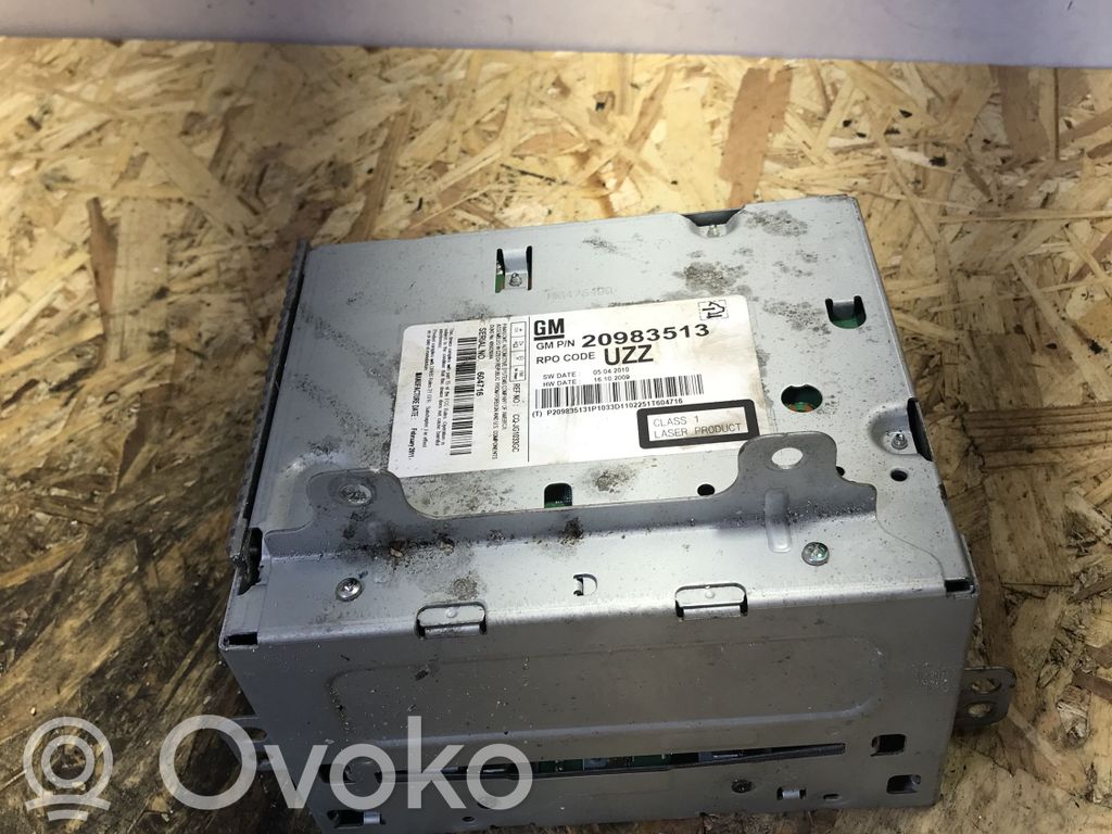 Opel Insignia A Unidad delantera de radio/CD/DVD/GPS 