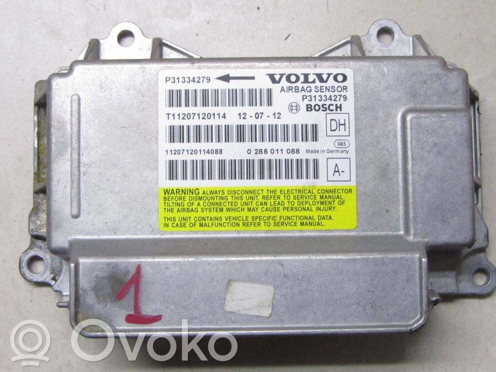 Volvo XC60 Airbag control unit/module 
