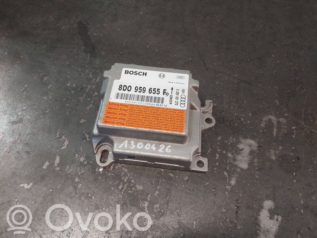 Audi A4 S4 B5 8D Module de contrôle airbag 