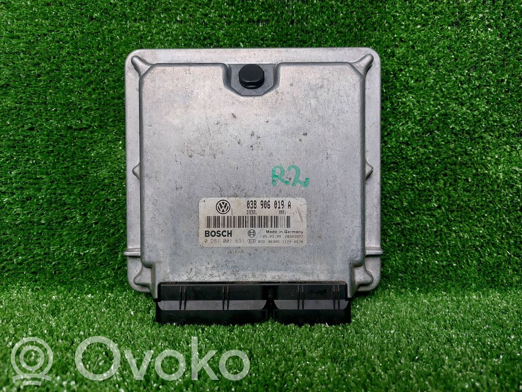 Engine control unit/module   038906019A,0281001691
