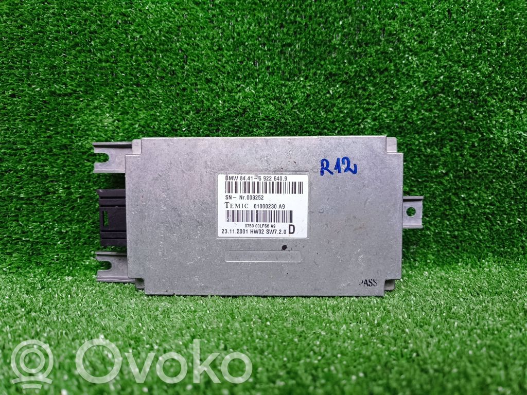 BMW 7 E65 E66 Module reconnaissance vocale 