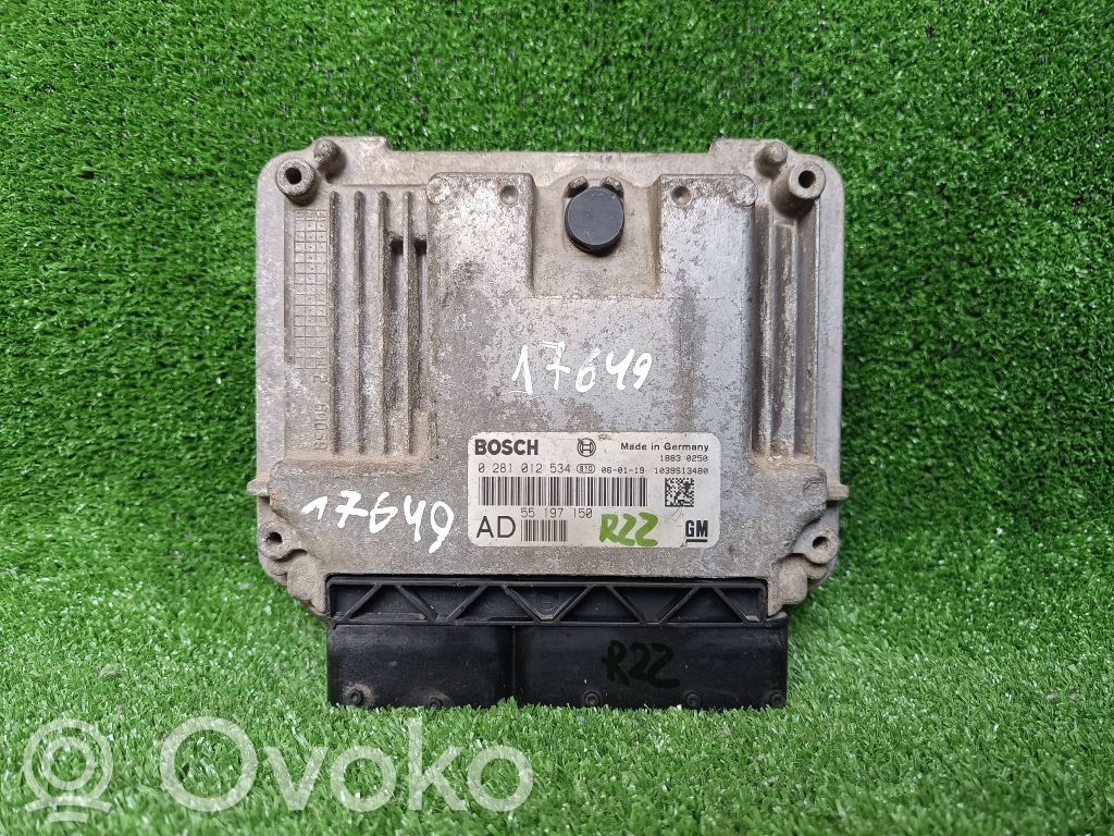 Engine control unit/module   0281012534,55197150