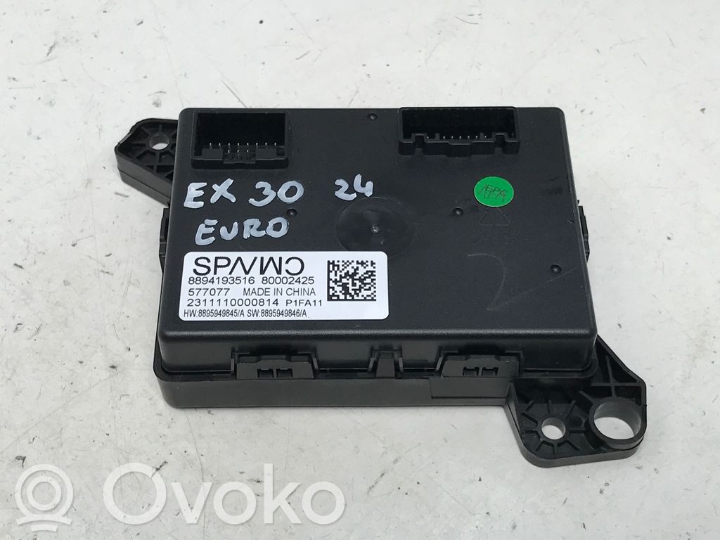 Volvo EX30 Sonstige Steuergeräte / Module 