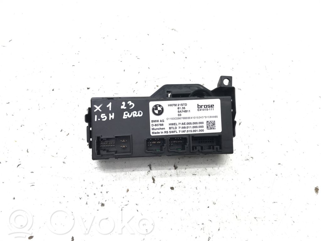 BMW X1 U11 Tailgate/trunk control unit/module 