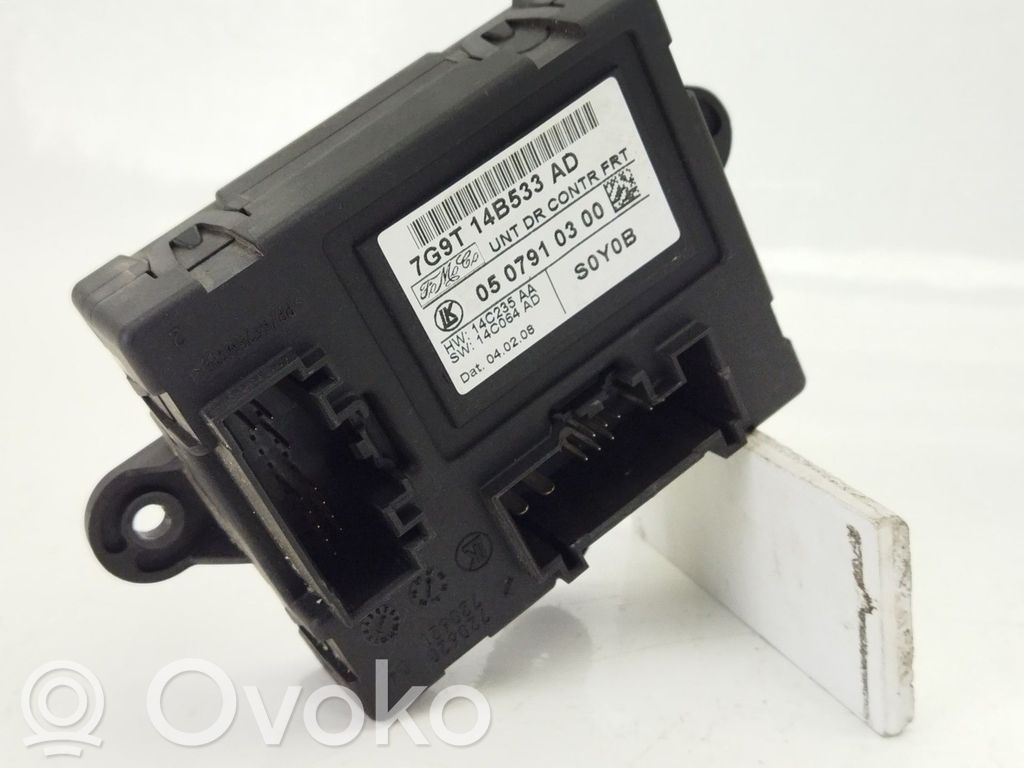 Other control units/modules   7G9T14B533AD