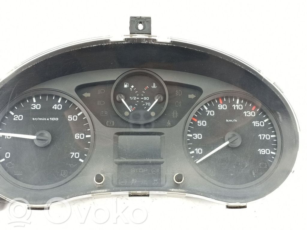 Peugeot Partner Spidometrs (instrumentu panelī) 