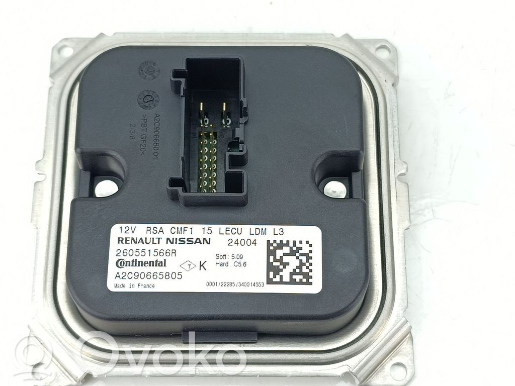Renault Megane IV Unidad de control/módulo de los faros xenón 