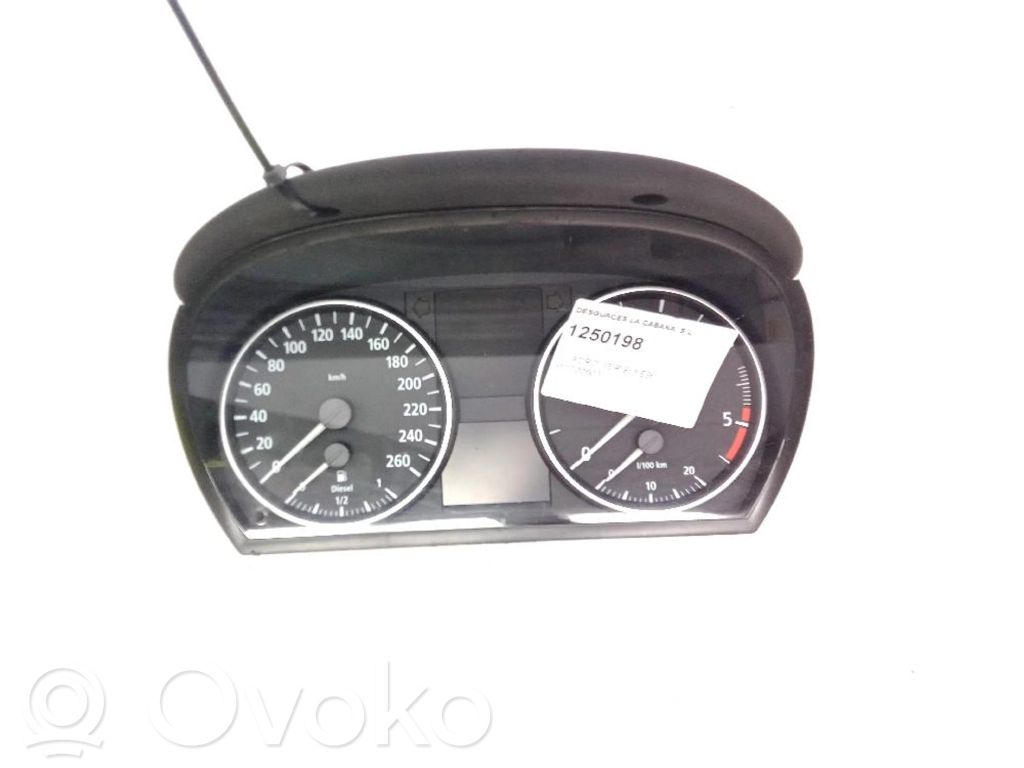BMW 3 E90 E91 Speedometer (instrument cluster) 