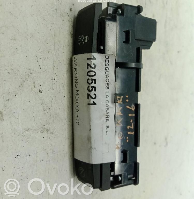 Botón interruptor de luz de peligro