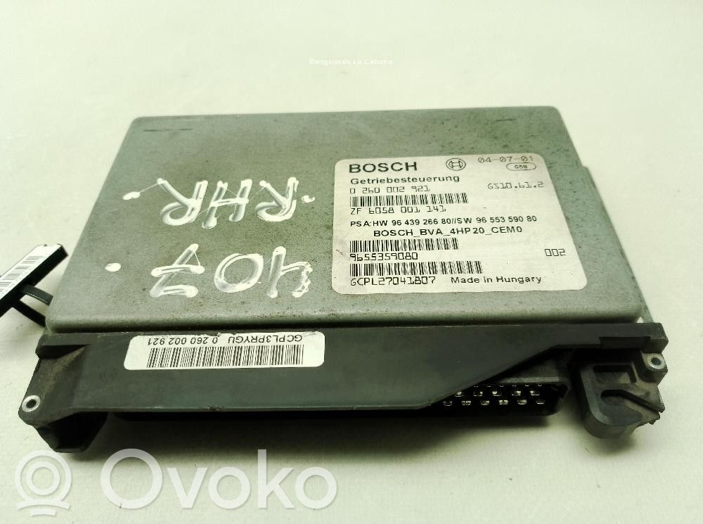 Alte unități/module de control   9653359080,0260002921