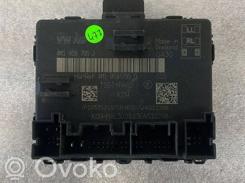 Unité de commande module de porte   4M1959795J