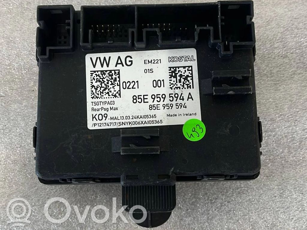 Audi A6 S6 C8 4K Unité de commande module de porte 
