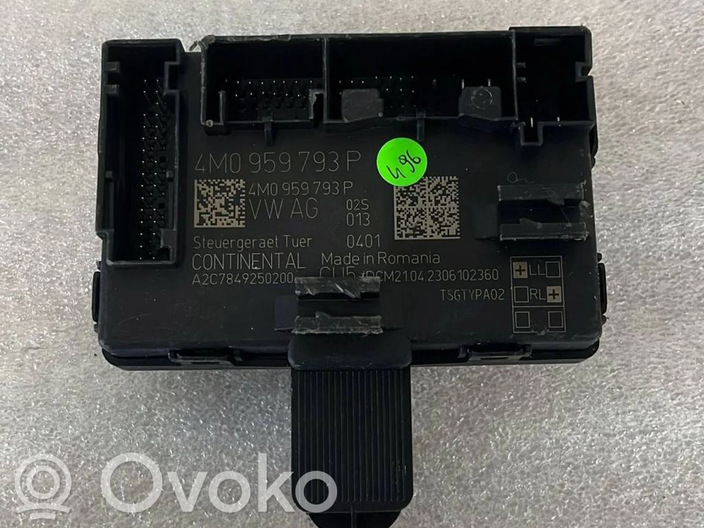 Audi A4 S4 B9 8W Door control unit/module 
