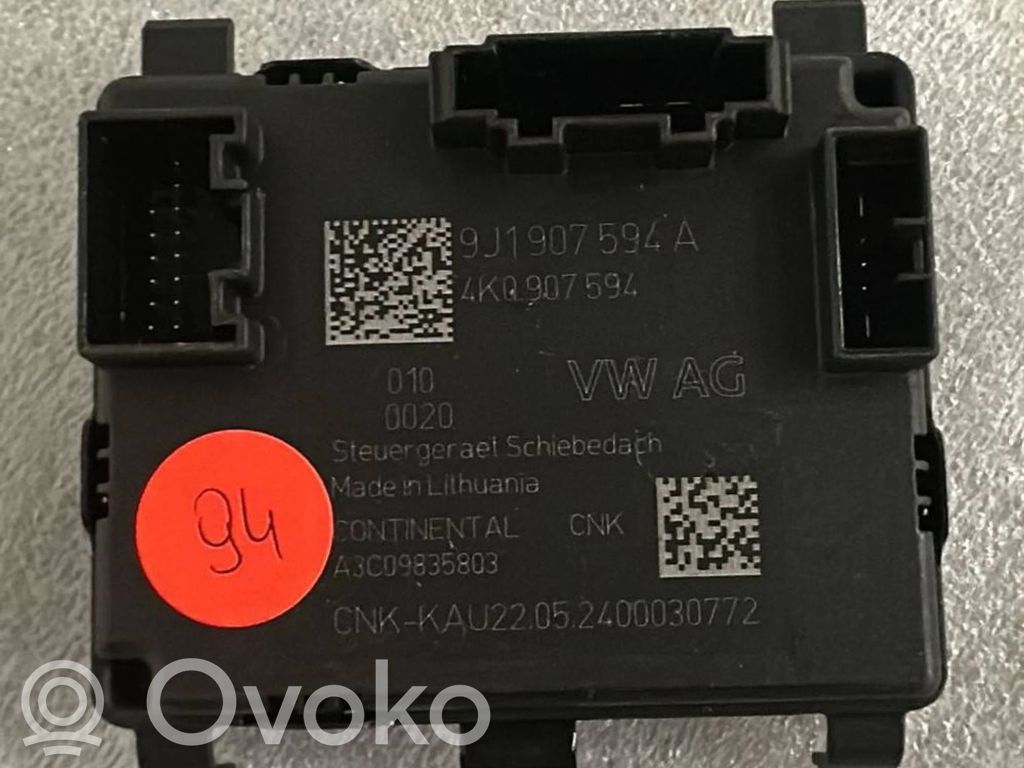 Other control units/modules   9J1907594A