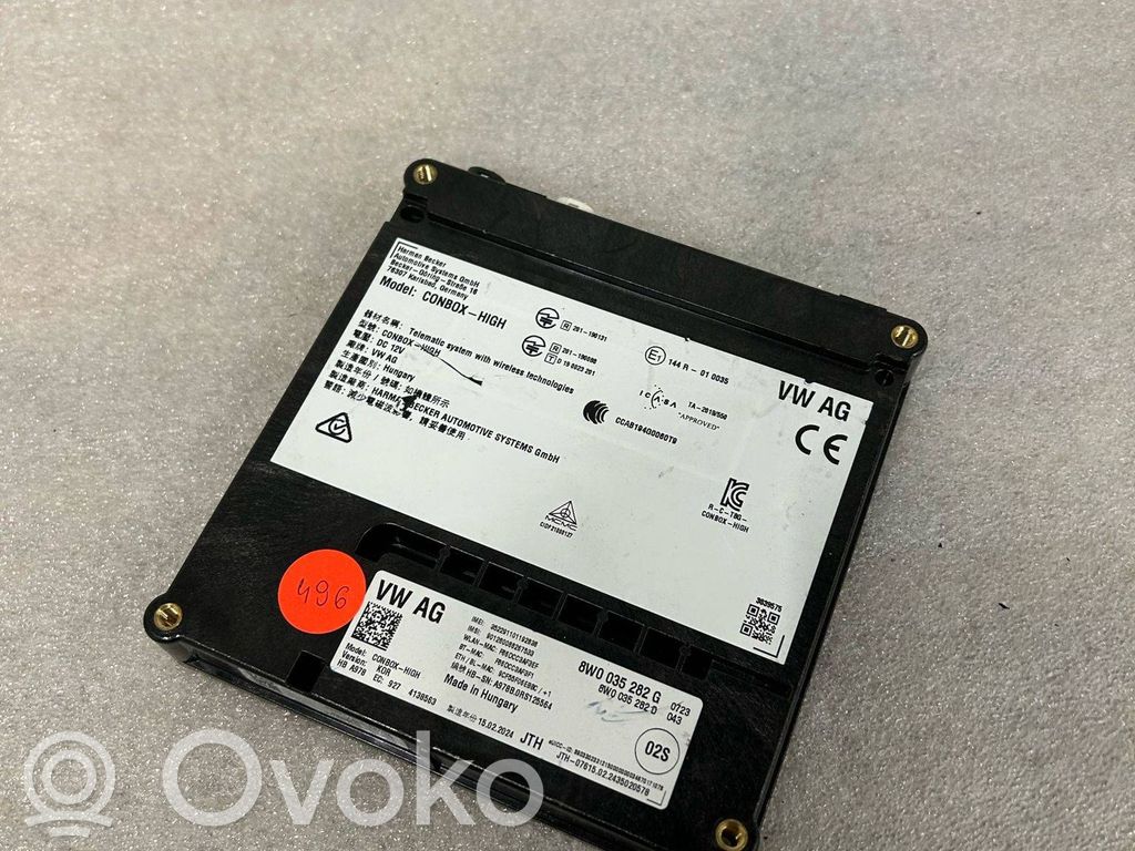 Audi A4 S4 B9 8W Otras unidades de control/módulos 