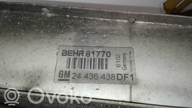 Opel Zafira A Intercooler radiator 