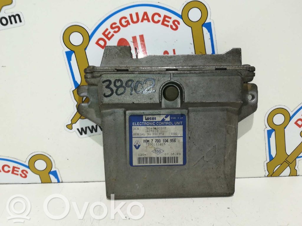 Unidad de control/módulo del motor   7700104956,38902
