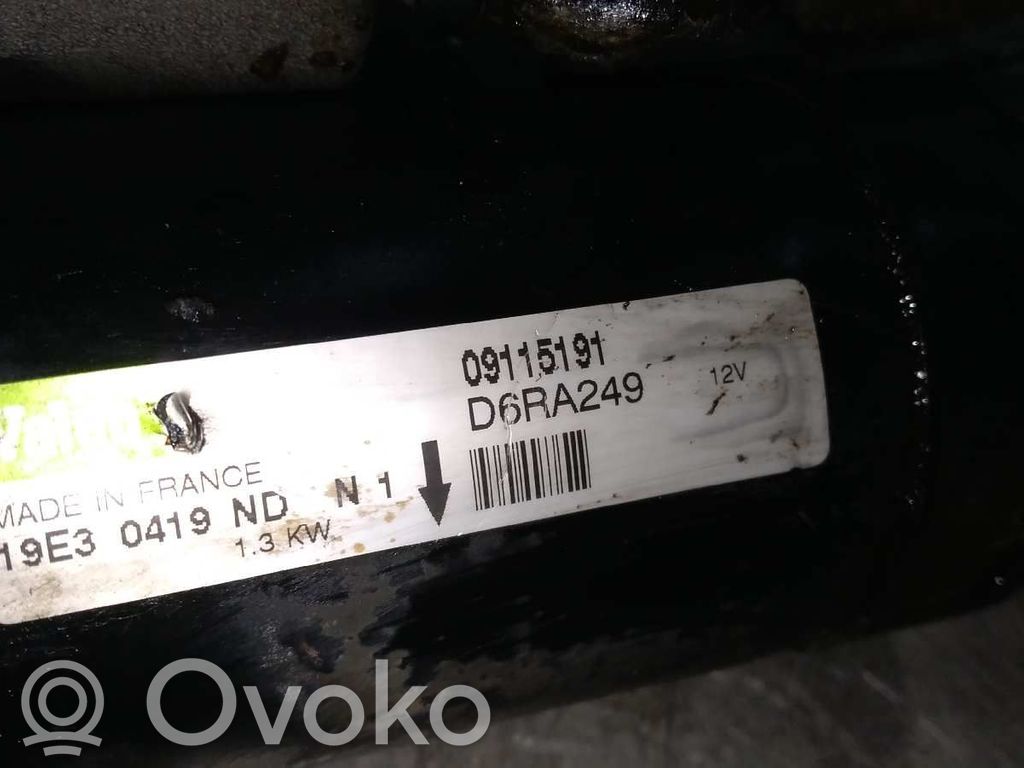 Opel Agila A Starteris 