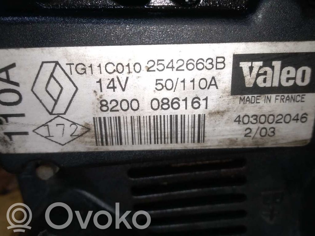 Renault Megane II Generaattori/laturi 