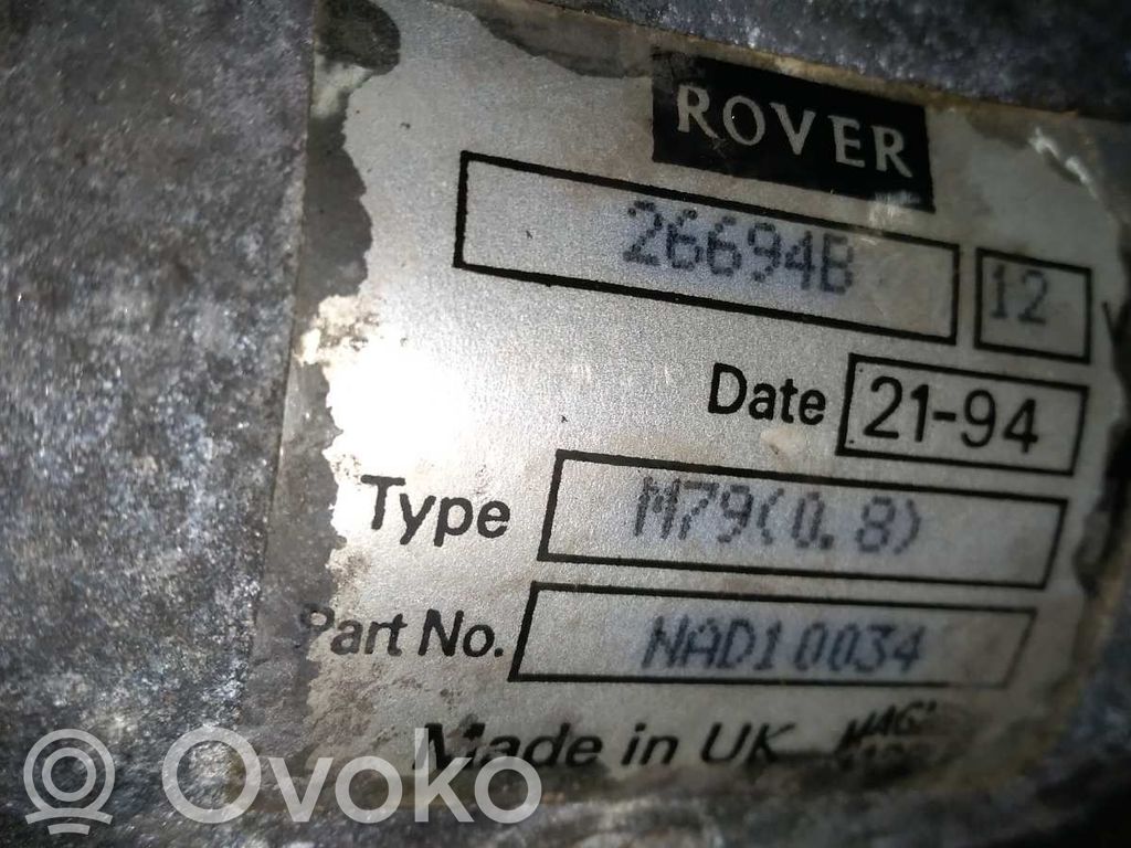 Rover 214 - 216 - 220 Starteris 