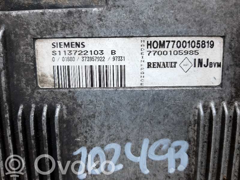 Engine control unit/module   7700105985,102493