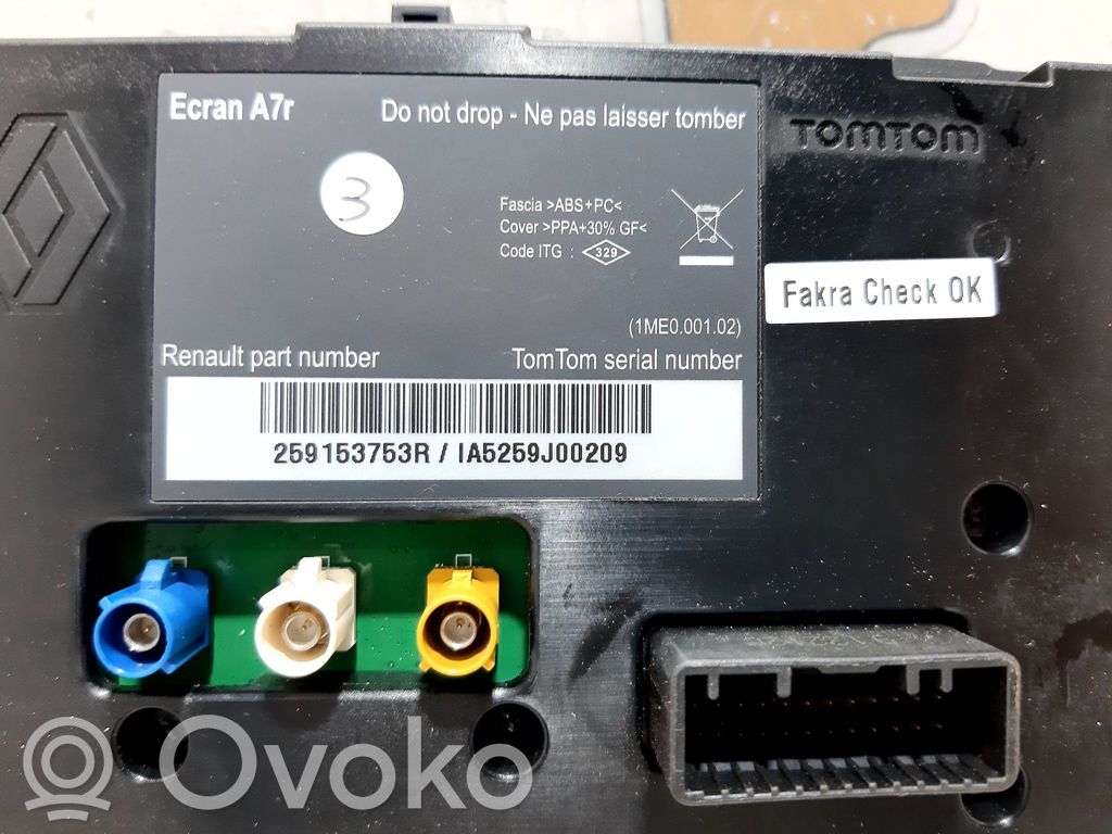 Renault Scenic III -  Grand scenic III Unitate principală radio/CD/DVD/GPS 