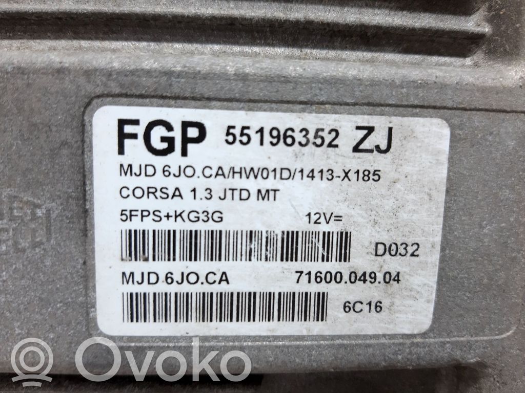 Opel Corsa C Unitate/modul de control motor 