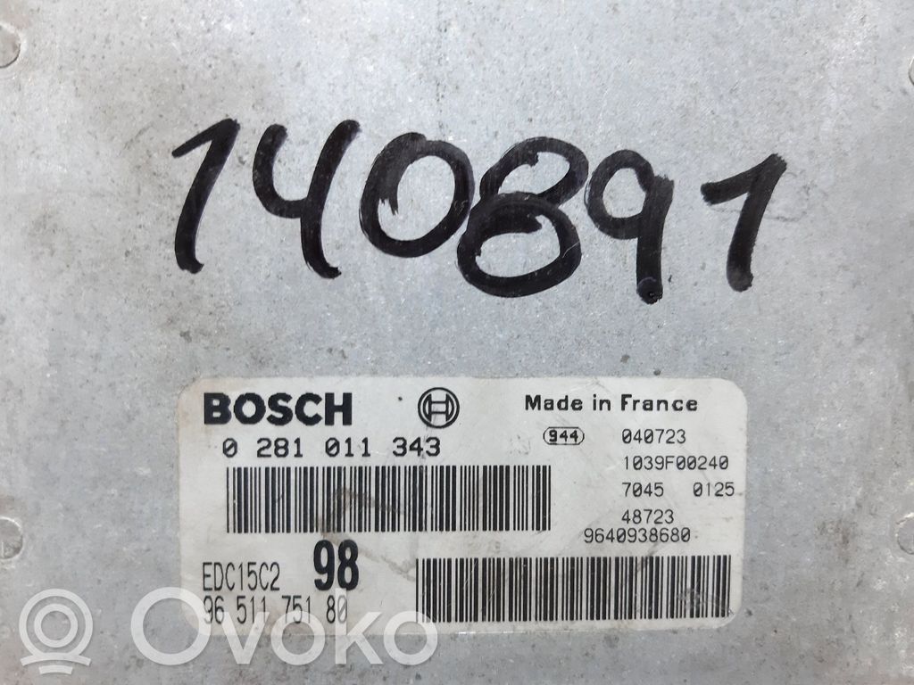 Citroen Jumpy Unitate/modul de control motor 