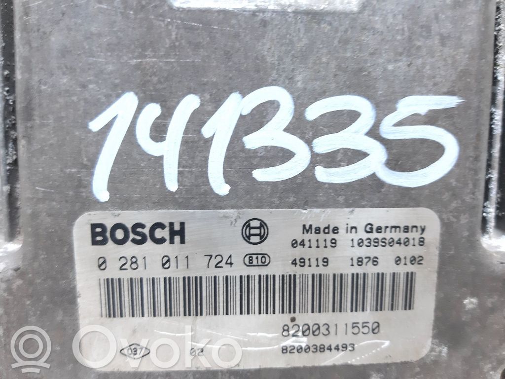 Engine control unit/module   8200384493,141335