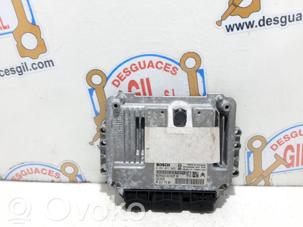 Citroen C4 I Engine control unit/module 