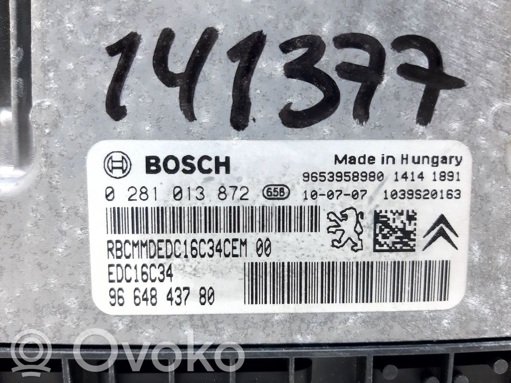 Citroen Berlingo Sterownik / Moduł ECU 