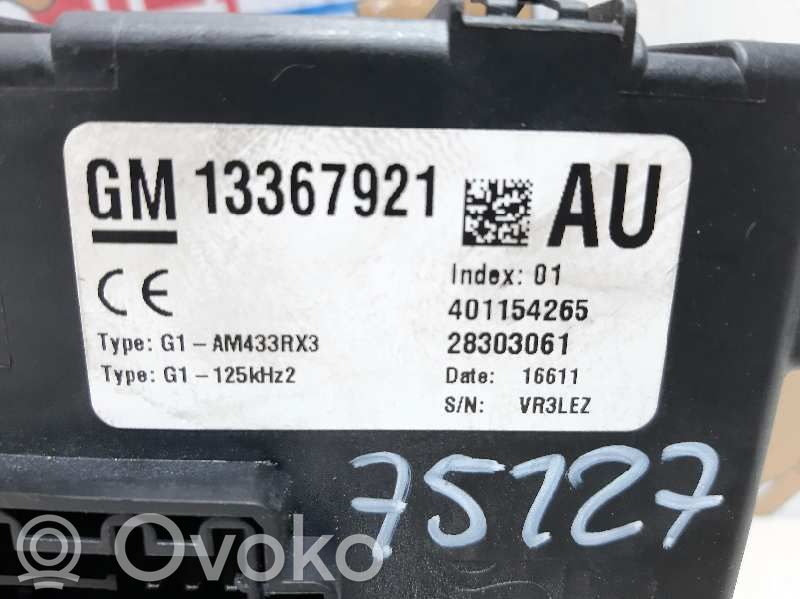 Opel Corsa D Fuse module 