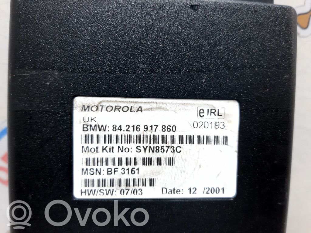 Unidad de control/módulo del teléfono   84216917860,134227