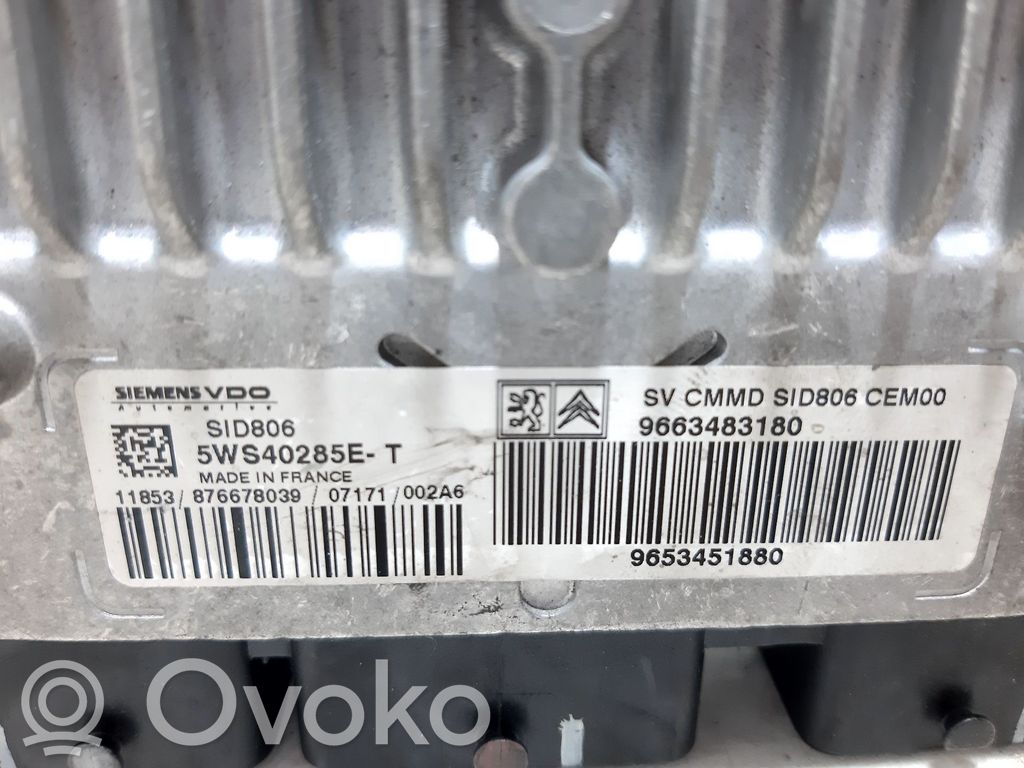 Engine control unit/module   9653451880,144134