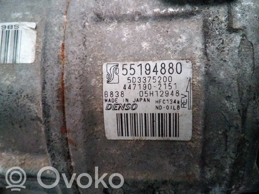 Fiat Grande Punto Compresor (bomba) del aire acondicionado (A/C)) 