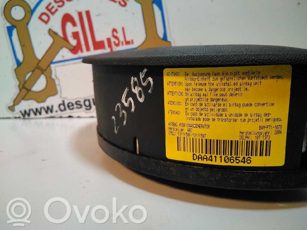 Opel Corsa C Poduszka powietrzna Airbag kierownicy 