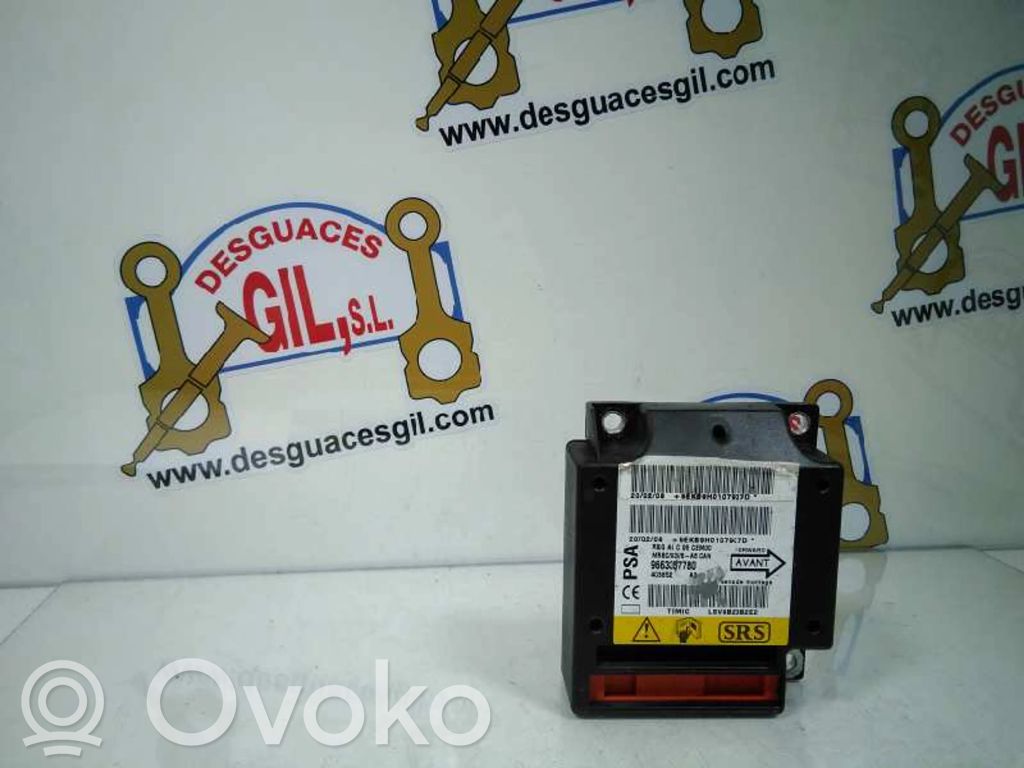 Airbag control unit/module   9663357780,48804