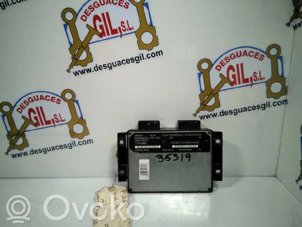 Peugeot 206 Sterownik / Moduł ECU 