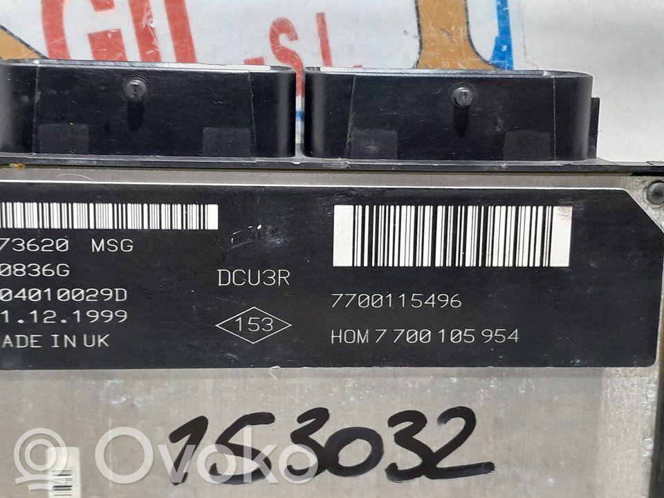 Engine control unit/module   7700115496,153032