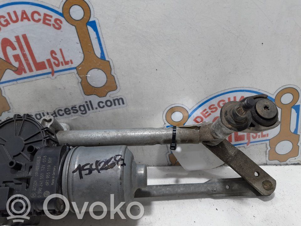 Mechanizm i silniczek wycieraczek szyby przedniej / czołowej   6R1O955119,154268