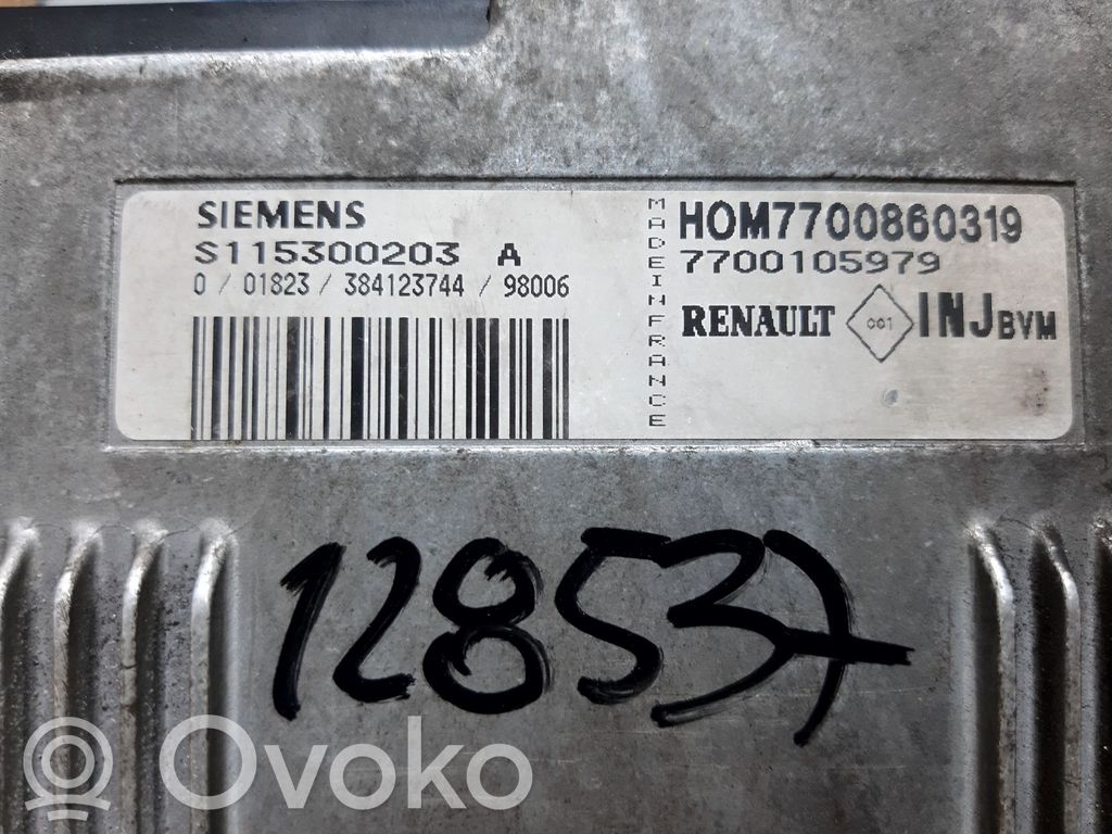 Unidad de control/módulo del motor   7700105979,128537