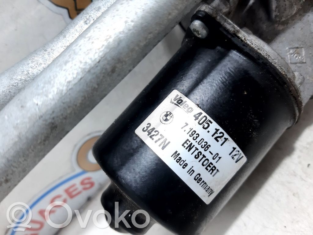 Front wiper linkage and motor   119817